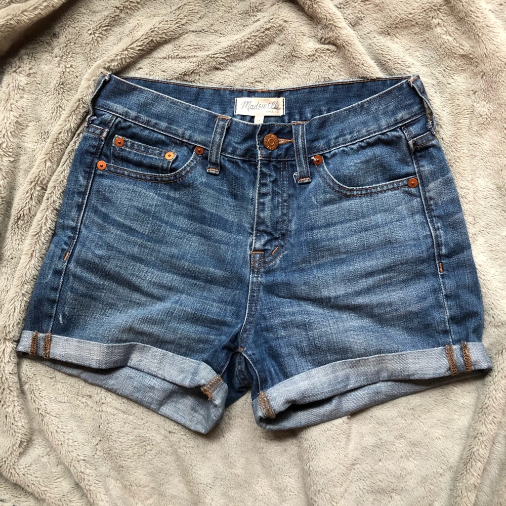 Madewell High Rise Denim Shorts